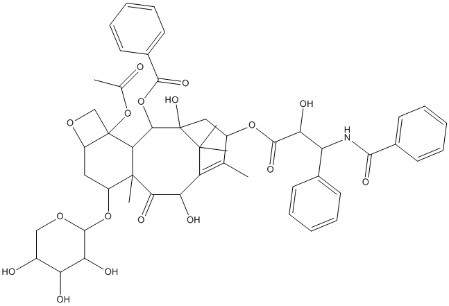 10-Deacetyl-7-xylosyl paclitaxel Structure